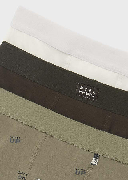 MAYORAL PACK OF 3 PRINTED BOXERS