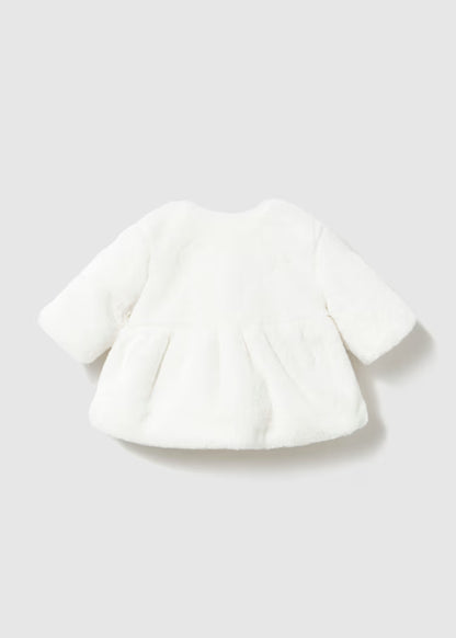 MAYORAL BABY GIRLS FUR COAT