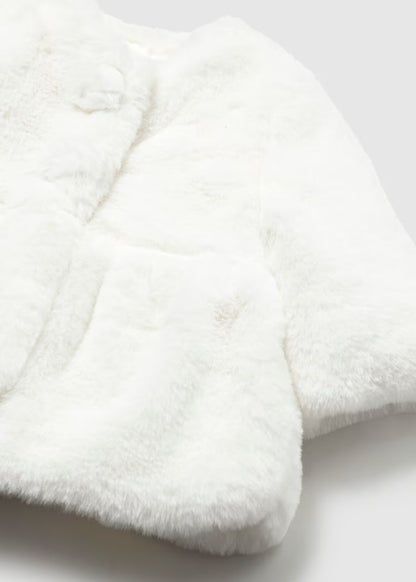 MAYORAL BABY GIRLS FUR COAT