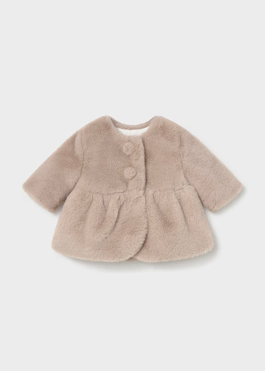 MAYORAL BABY GIRLS FUR COAT