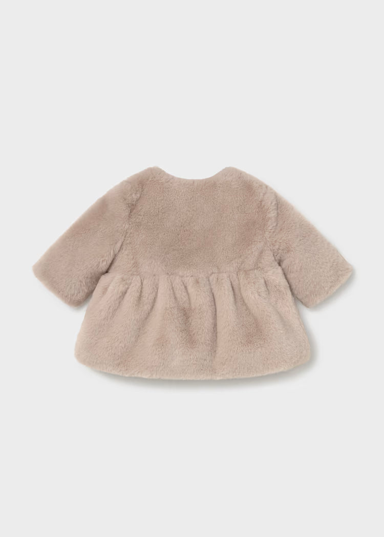 MAYORAL BABY GIRLS FUR COAT