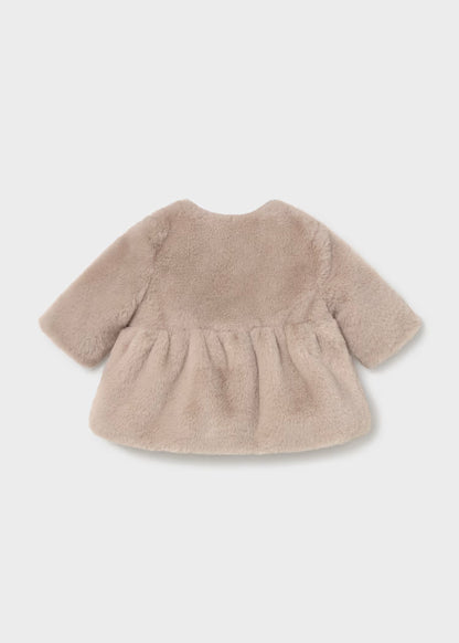 MAYORAL BABY GIRLS FUR COAT