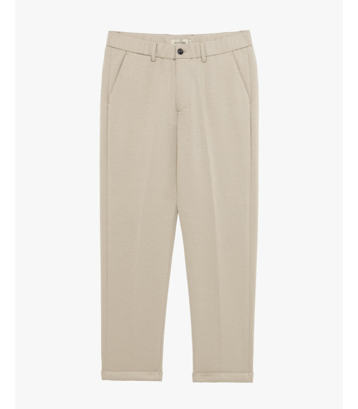 GIANNI LUPO ELASTIC WAIST CARROT FIT TROUSERS