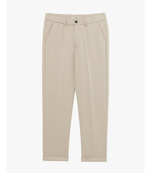 GIANNI LUPO ELASTIC WAIST CARROT FIT TROUSERS
