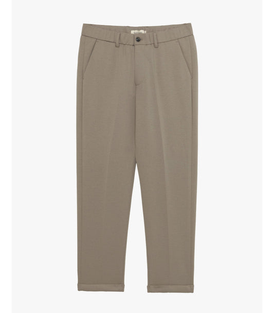 GIANNI LUPO ELASTIC WAIST CARROT FIT TROUSERS