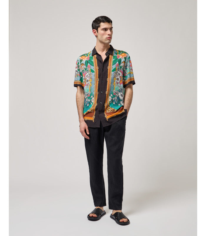 GIANNI LUPO NOS LINEN DRAWSTRING TROUSERS
