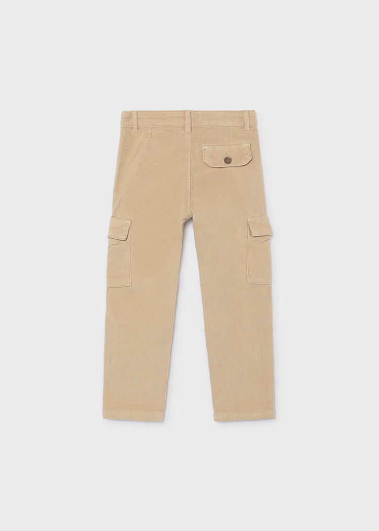 MAYORAL KIDS SOFT CORDUROY CARGO PANTS