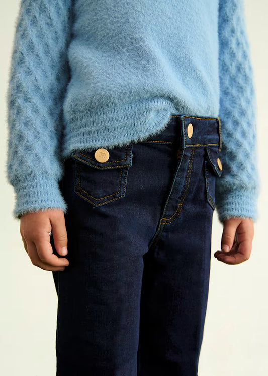 ABEL&LULA BY MAYORAL PALAZZO DENIM TROUSER