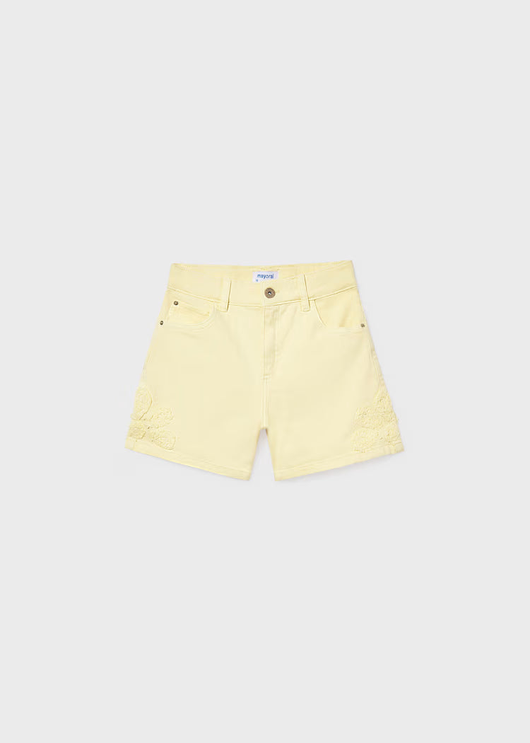 MAYORAL GIRLS FLOWER SHORT PANTS