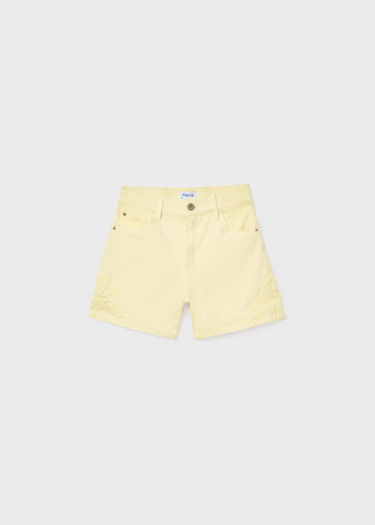MAYORAL GIRLS FLOWER SHORT PANTS