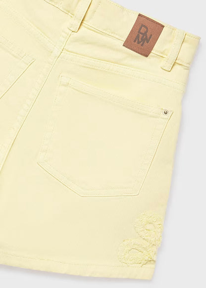MAYORAL GIRLS FLOWER SHORT PANTS
