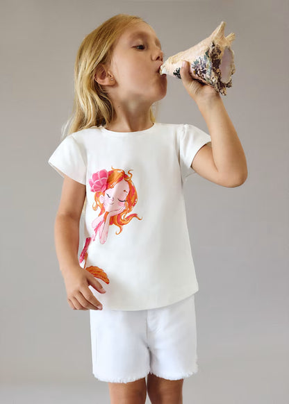 MAYORAL GIRLS BASIC TWILL SHORTS