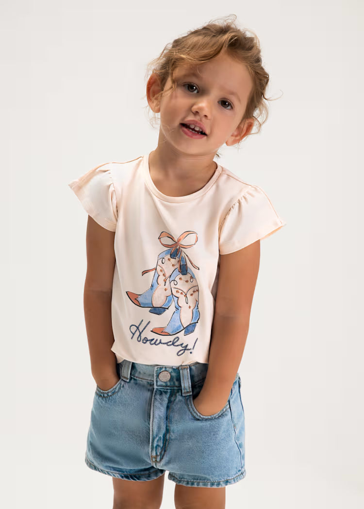 _MAYORAL GIRLS BASIC JEAN SHORT