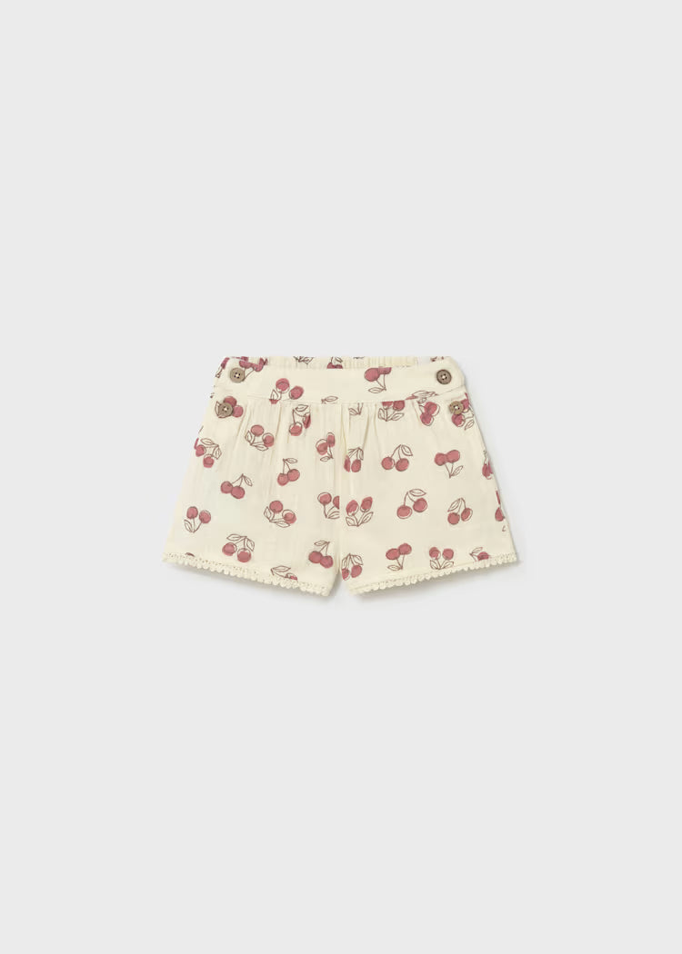 MAYORAL GIRLS CHERRY SHORTS