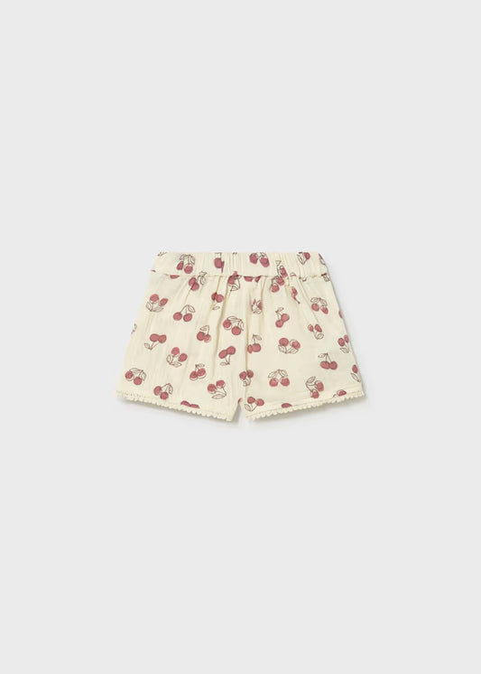 MAYORAL GIRLS CHERRY SHORTS