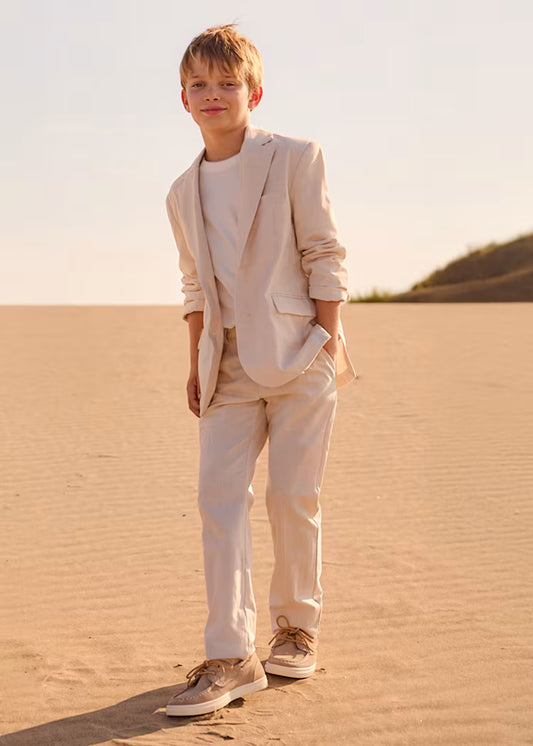 MAYORAL BOYS LINEN SUITING TROUSER