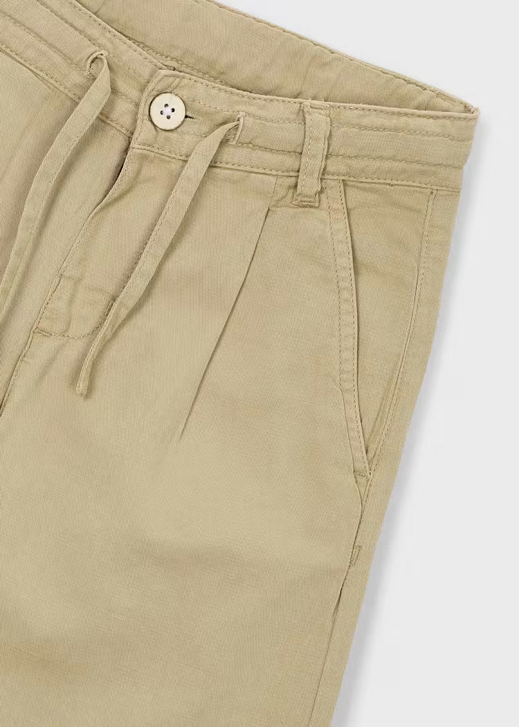 MAYORAL RELAXED COTTON LILEN PANTS