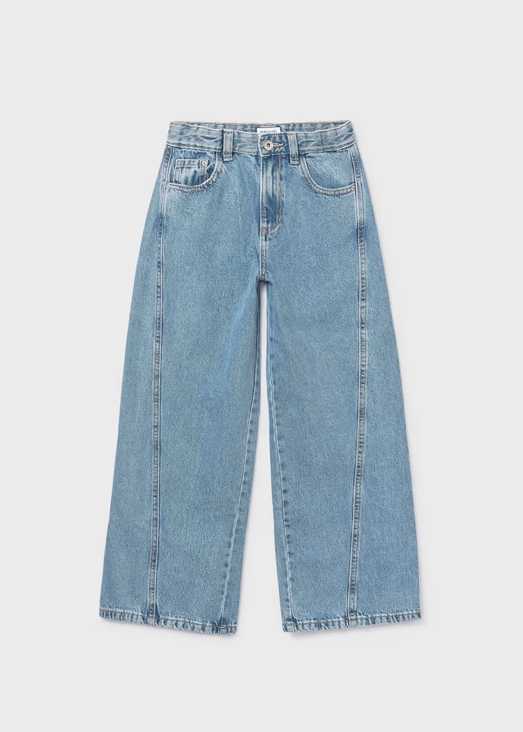 MAYORAL GIELA WIDE LEG DENIM PANTS