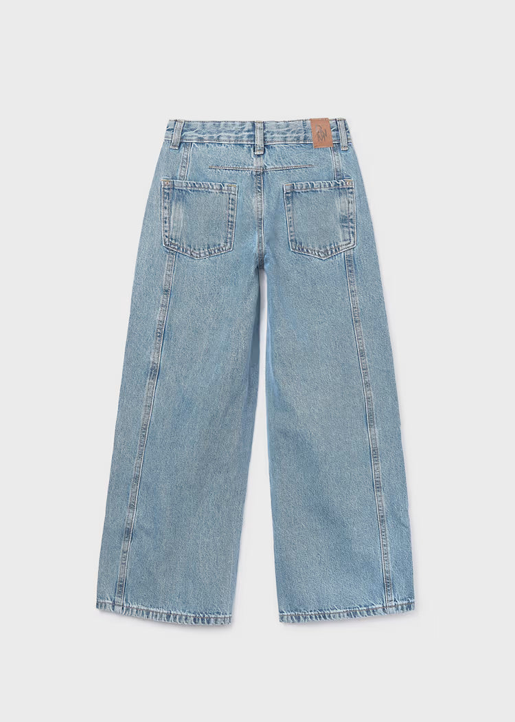 MAYORAL GIELA WIDE LEG DENIM PANTS
