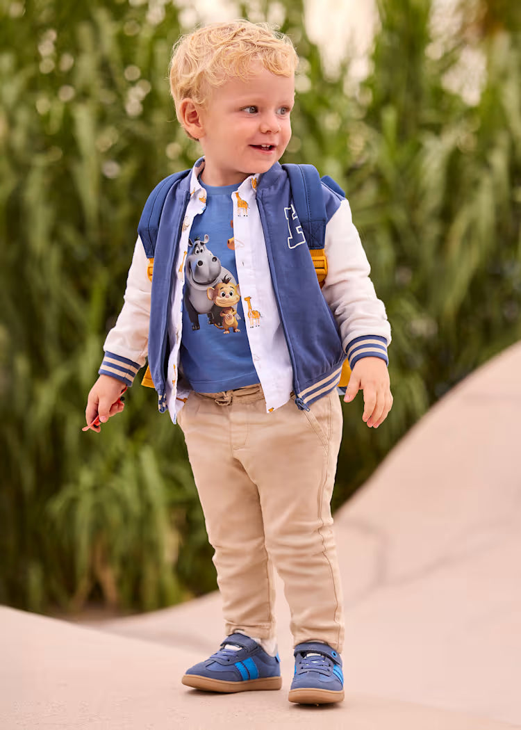 MAYORAL BABY LINEN RELAXED PANTS