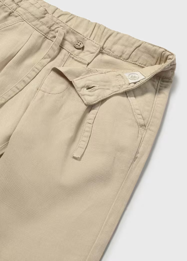 MAYORAL BABY LINEN RELAXED PANTS