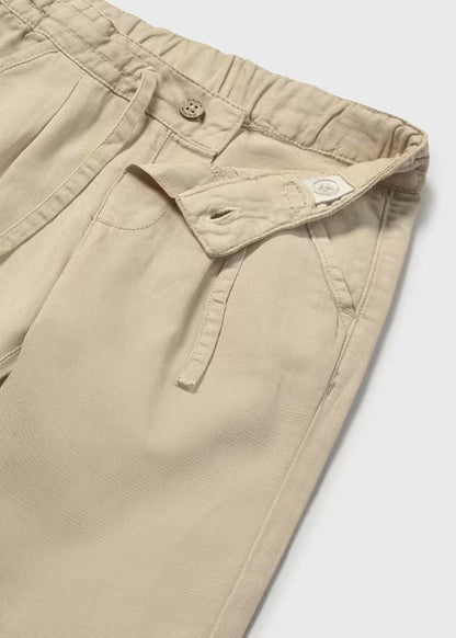 MAYORAL BABY LINEN RELAXED PANTS