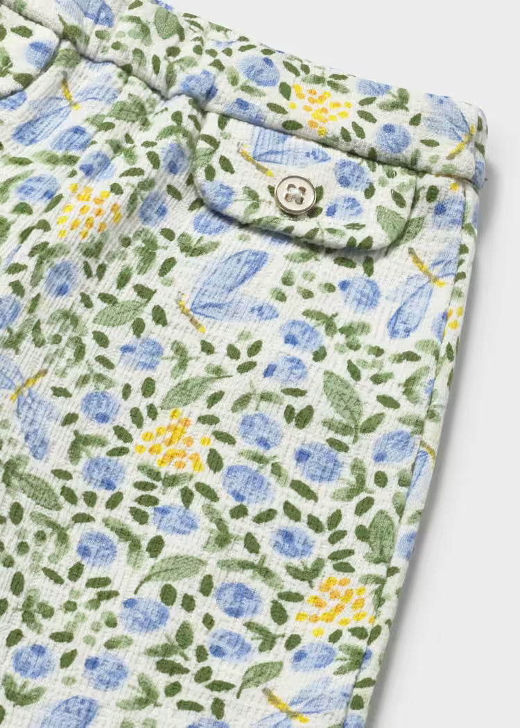 MAYORAL BABY FLOWER LONG PANTS