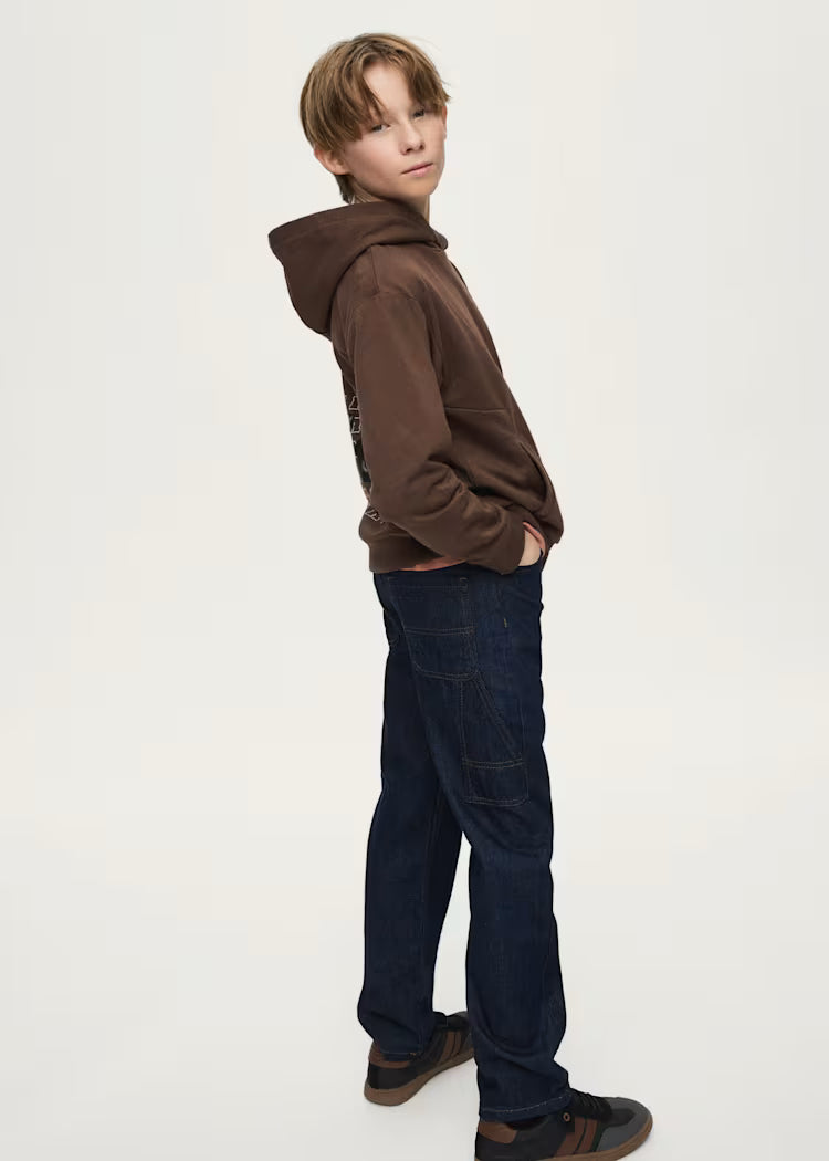 MAYORAL KIDS LOOSE FIT DENIM PANTS