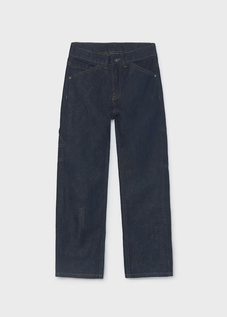 MAYORAL KIDS LOOSE FIT DENIM PANTS