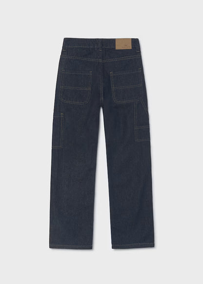 MAYORAL KIDS LOOSE FIT DENIM PANTS