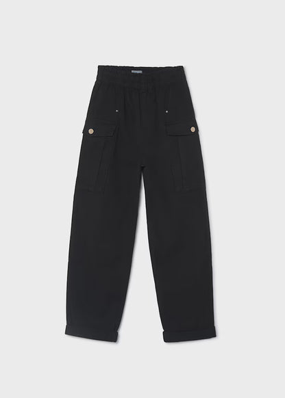 MAYORAL GIRLS ELASTIC TWILL PANTS