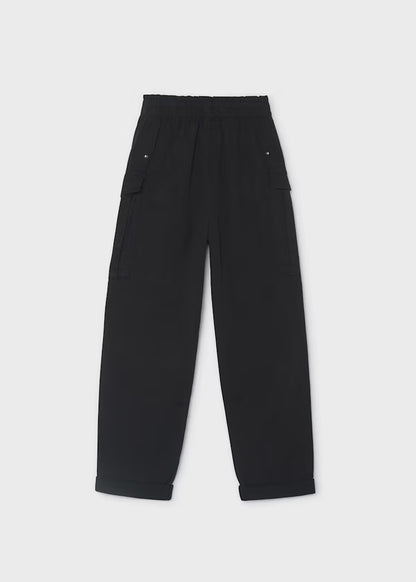 MAYORAL GIRLS ELASTIC TWILL PANTS