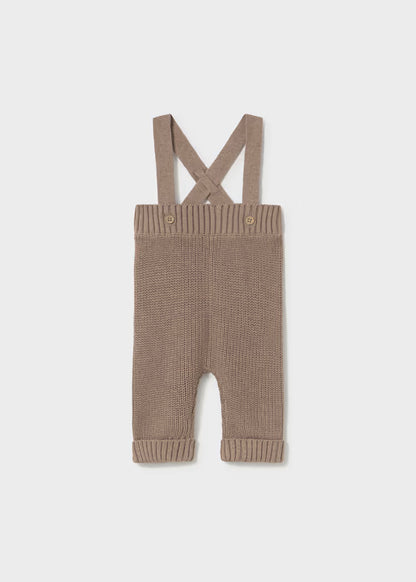 MAYORAL KIDS KNITTED PANTS WITH SUSPENDERS