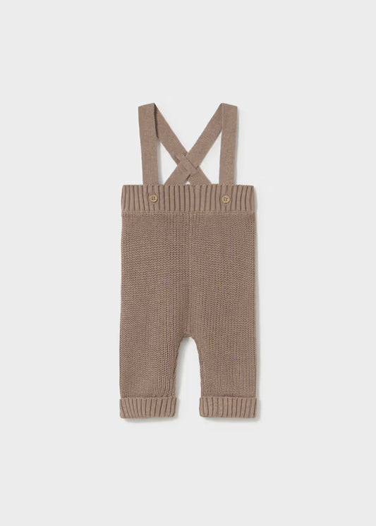 MAYORAL KIDS KNITTED PANTS WITH SUSPENDERS