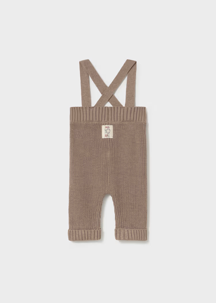 MAYORAL KIDS KNITTED PANTS WITH SUSPENDERS