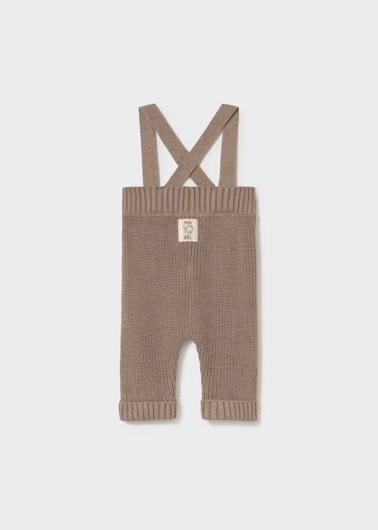 MAYORAL KIDS KNITTED PANTS WITH SUSPENDERS