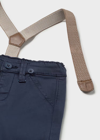 MAYORAL KIDS SUSPENDERS PANTS