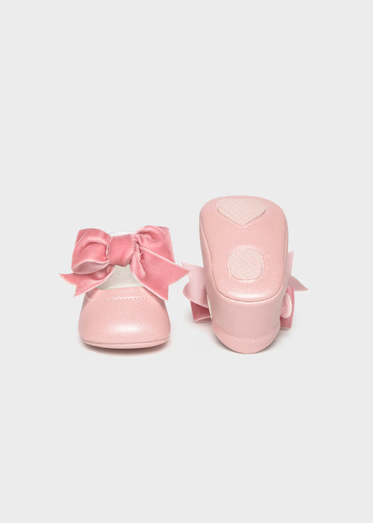 MAYORAL NEWBORN KIDS FIRST STEPS BOW BUCKLE SHOES