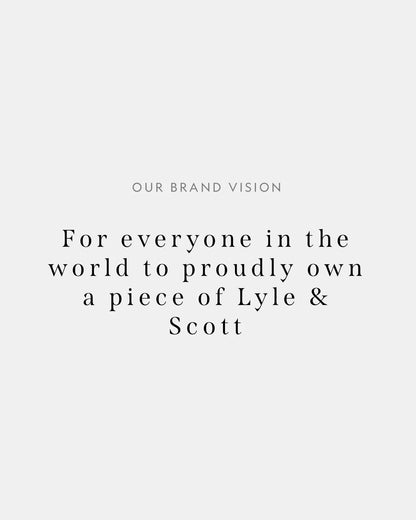 LYLE & SCOTT LS LOGO COTTON T SHIRT