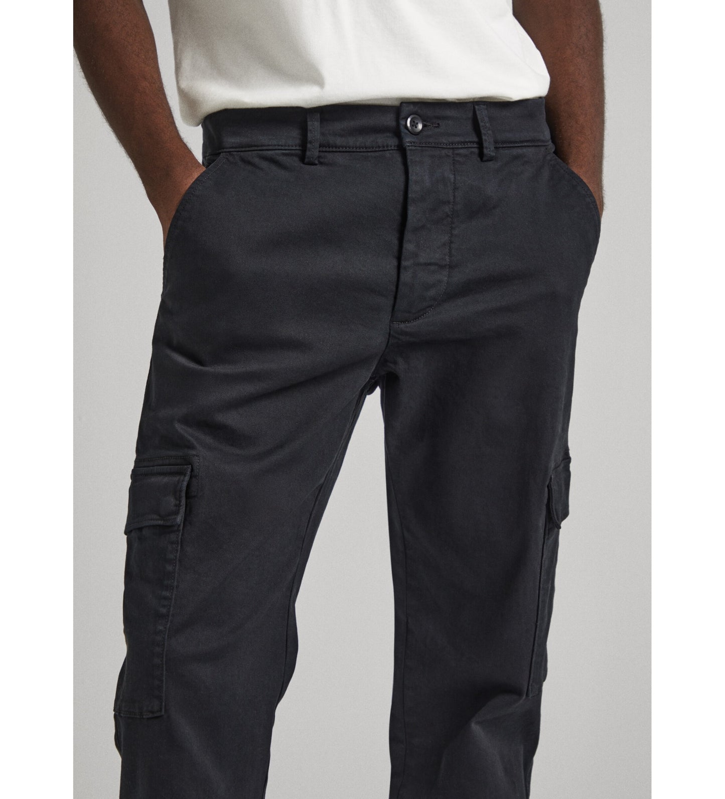 PEPE JEANS TWILL SLIM CARGO PANTS