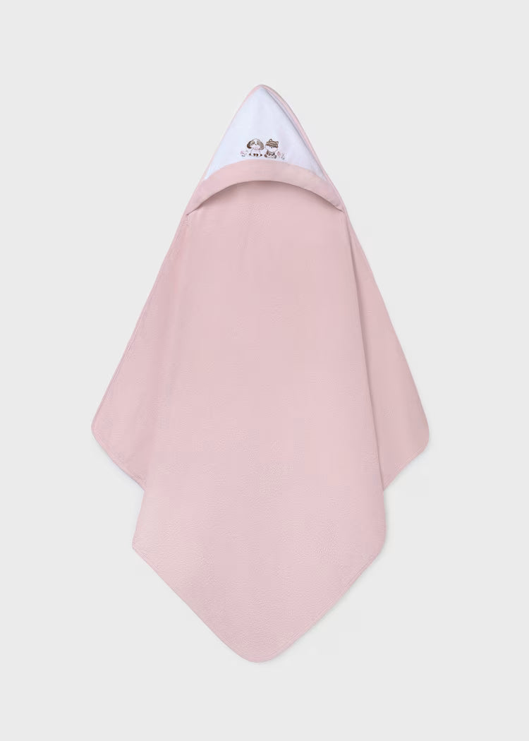 MAYORAL NEWBORN BABY HOODED TOWEL