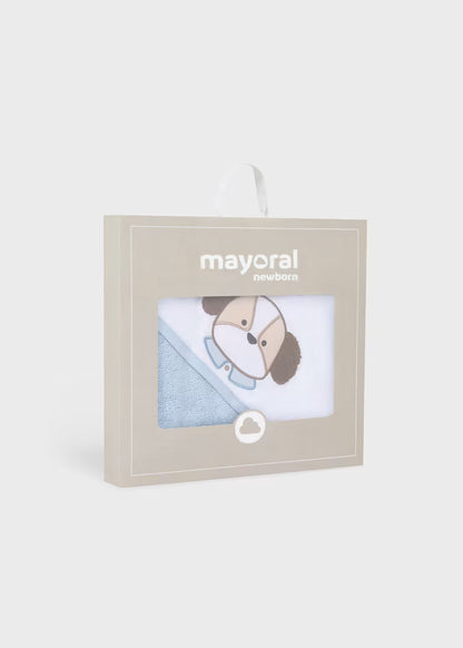MAYORAL NEWBORN BABY HOODED TOWEL