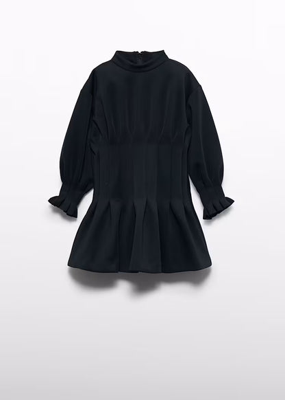 ABEL & LULA GIRLS MOCK NECK DRESS