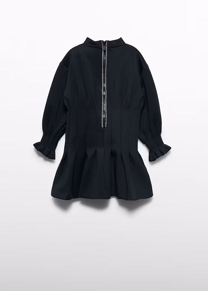 ABEL & LULA GIRLS MOCK NECK DRESS