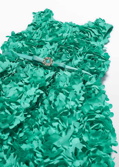 ABEL & LULA 3D PUFFED FLOWER DRESS