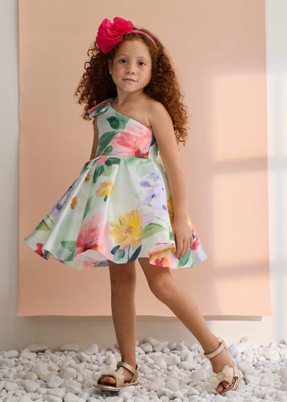 _MAYORAL GIRLS MIKADO FLOWER DRESS