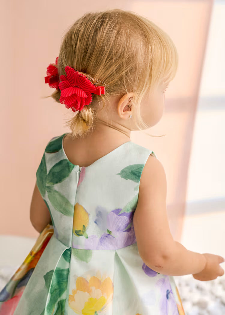 _ABEL & LULA FLORAL MIKADO DRESS