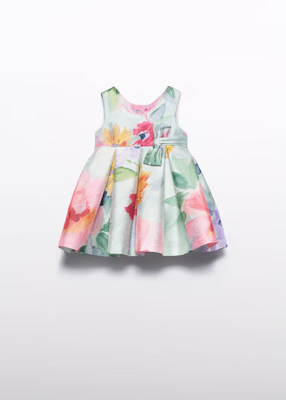 _ABEL & LULA FLORAL MIKADO DRESS