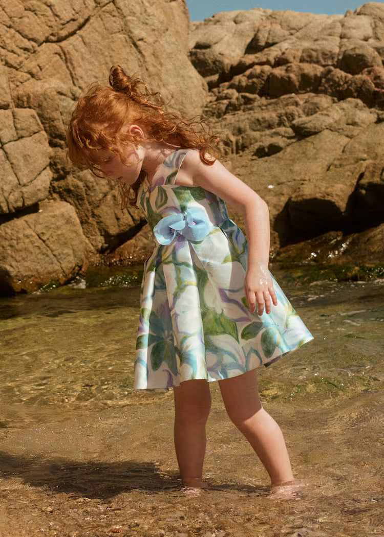 _ABEL & LULA STAMP MIKADO DRESS