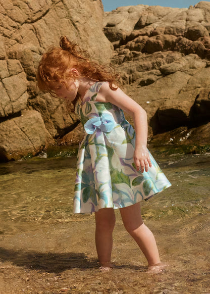 _ABEL & LULA STAMP MIKADO DRESS